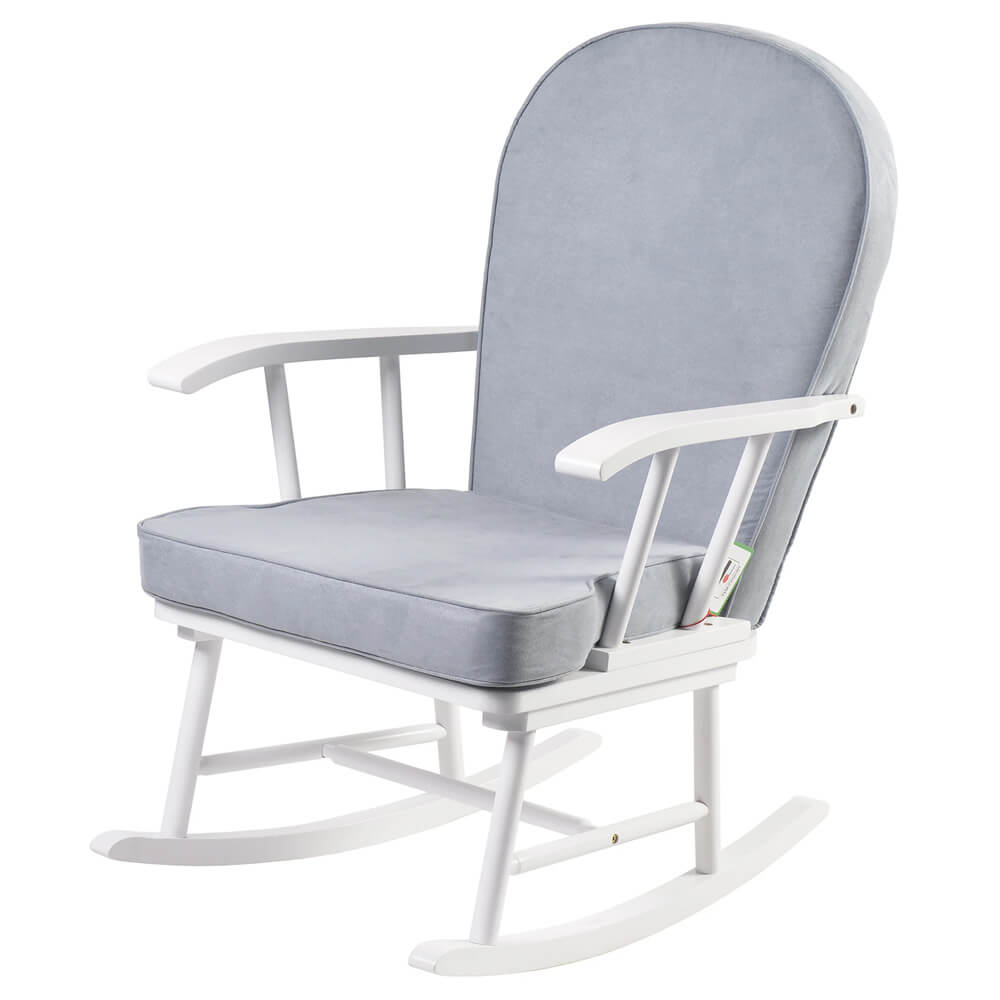 KUB Dalby Rocking Chair - Cloud Grey (White)